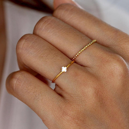 Bubble Ball Ring Gold