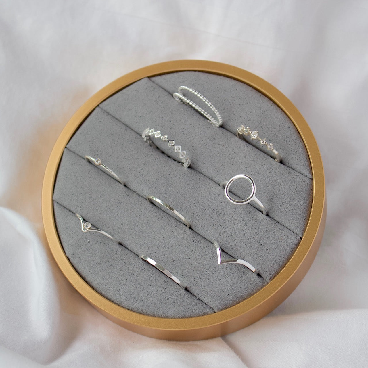 Skinny Knuckle Ring Silver