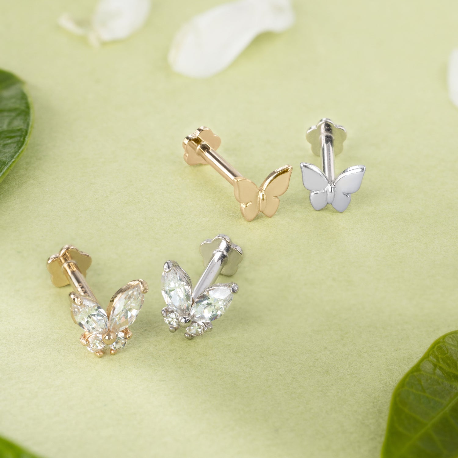 Color:Yellow Gold
Color:White Gold
Post Length:6.5mm
Post Length:5mm
Post Length:8mm