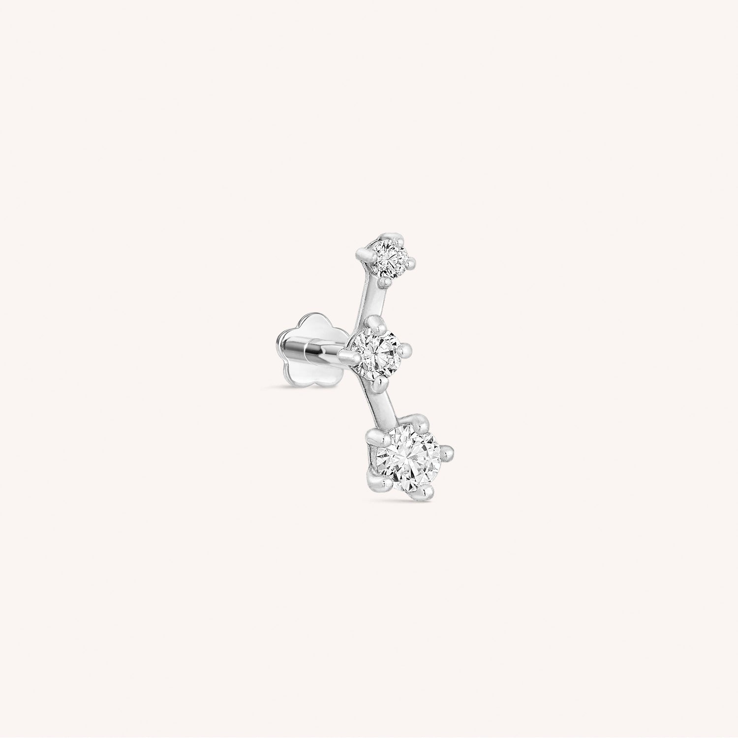 Color:White Gold
Option:Single
Option:Pair