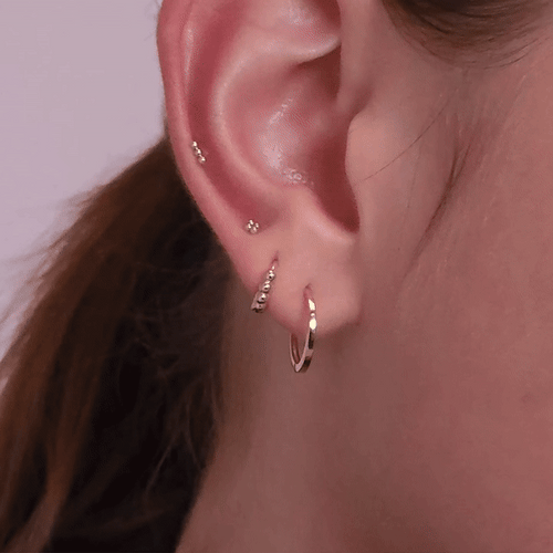 Color:Yellow Gold 
Color: White Gold
Post Length:6.5mm
Post Length:5mm
Post Length:8mm