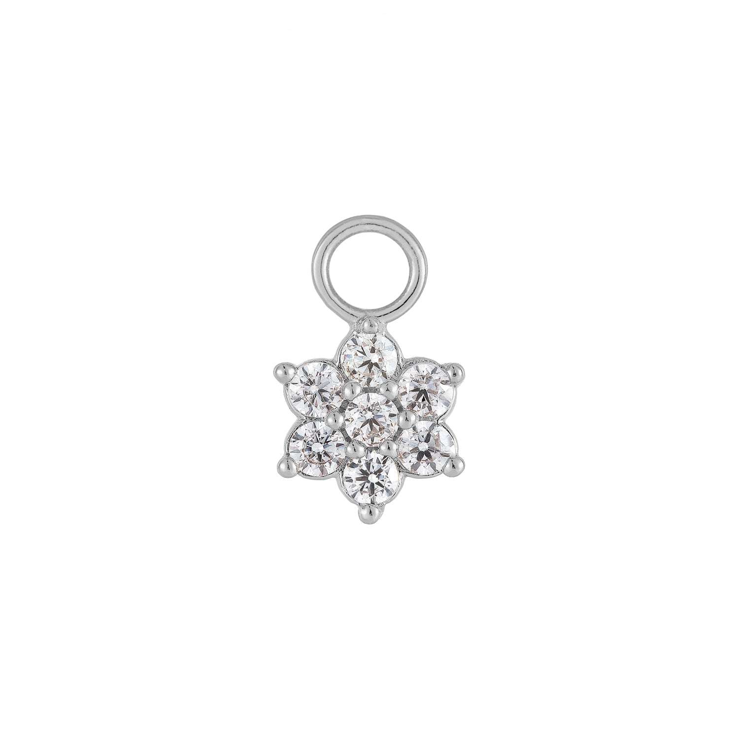 Pave Flower Charm