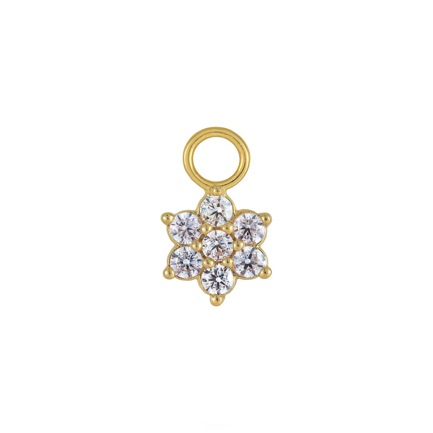 Pave Flower Charm