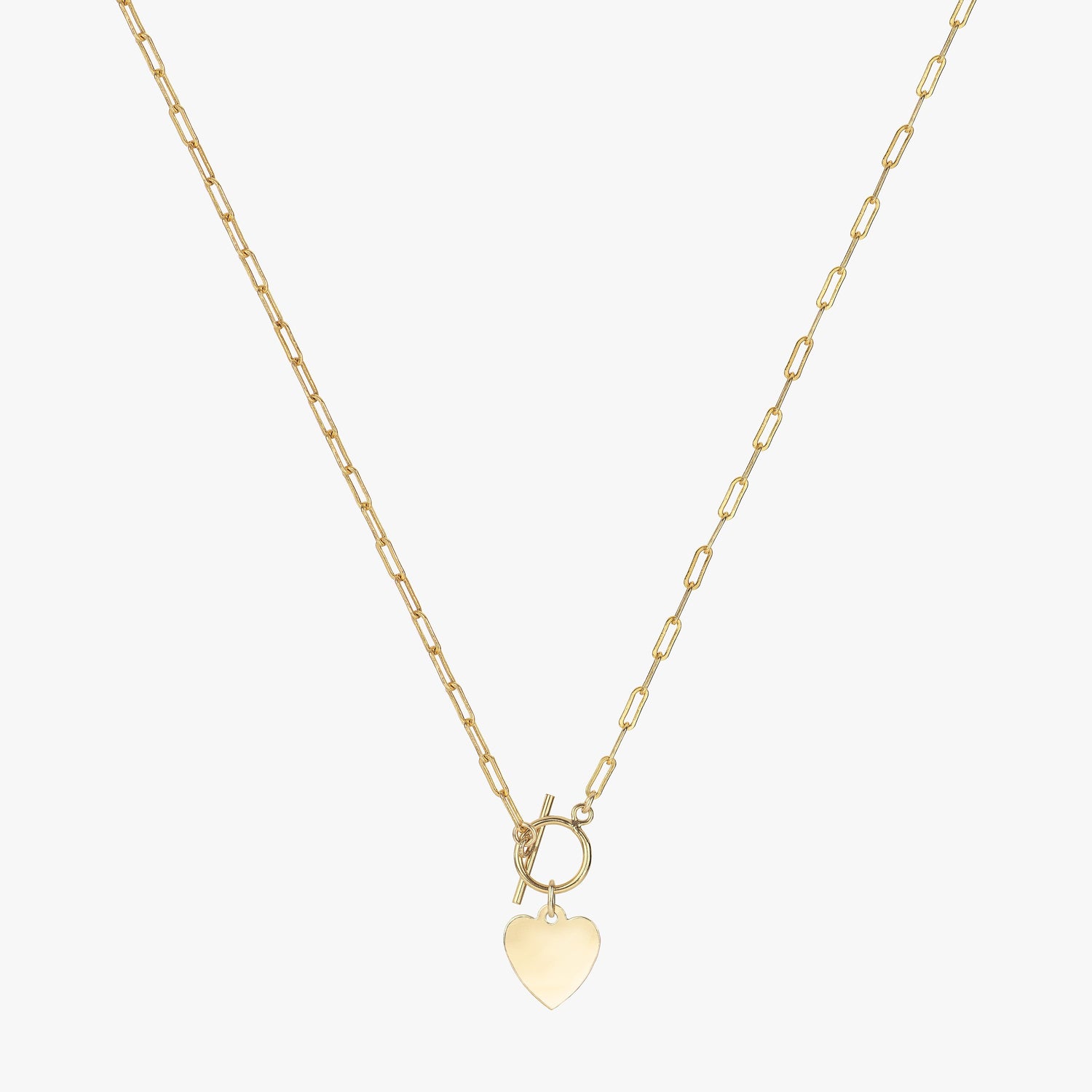 Boyfriend Link Toggle Heart Necklace