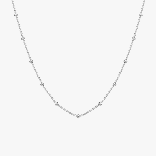 Minimal Satellite Chain Necklace
