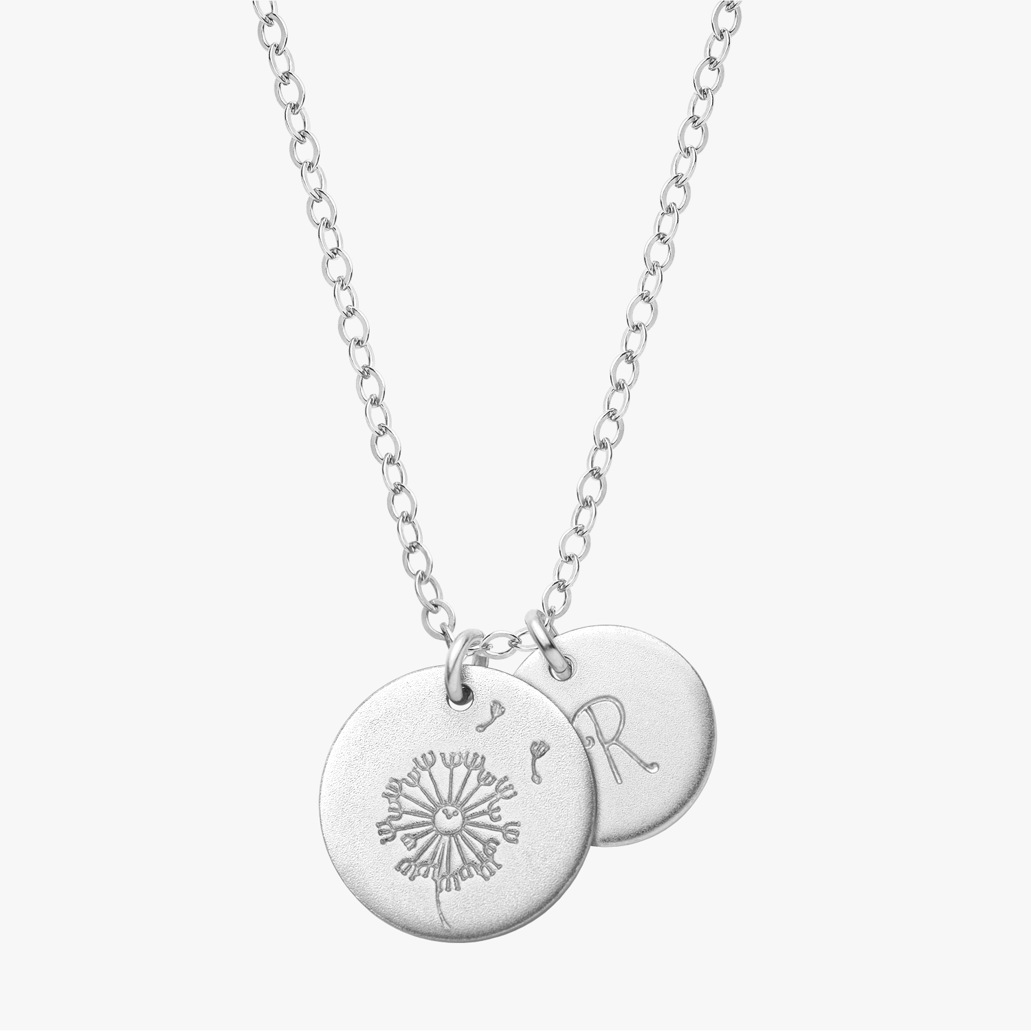 Personalized Floral Necklace