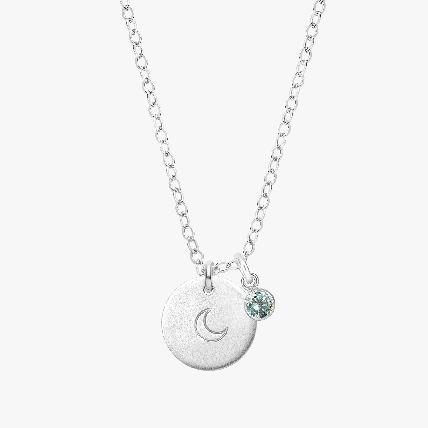 Personalized Celestial Silver Necklace