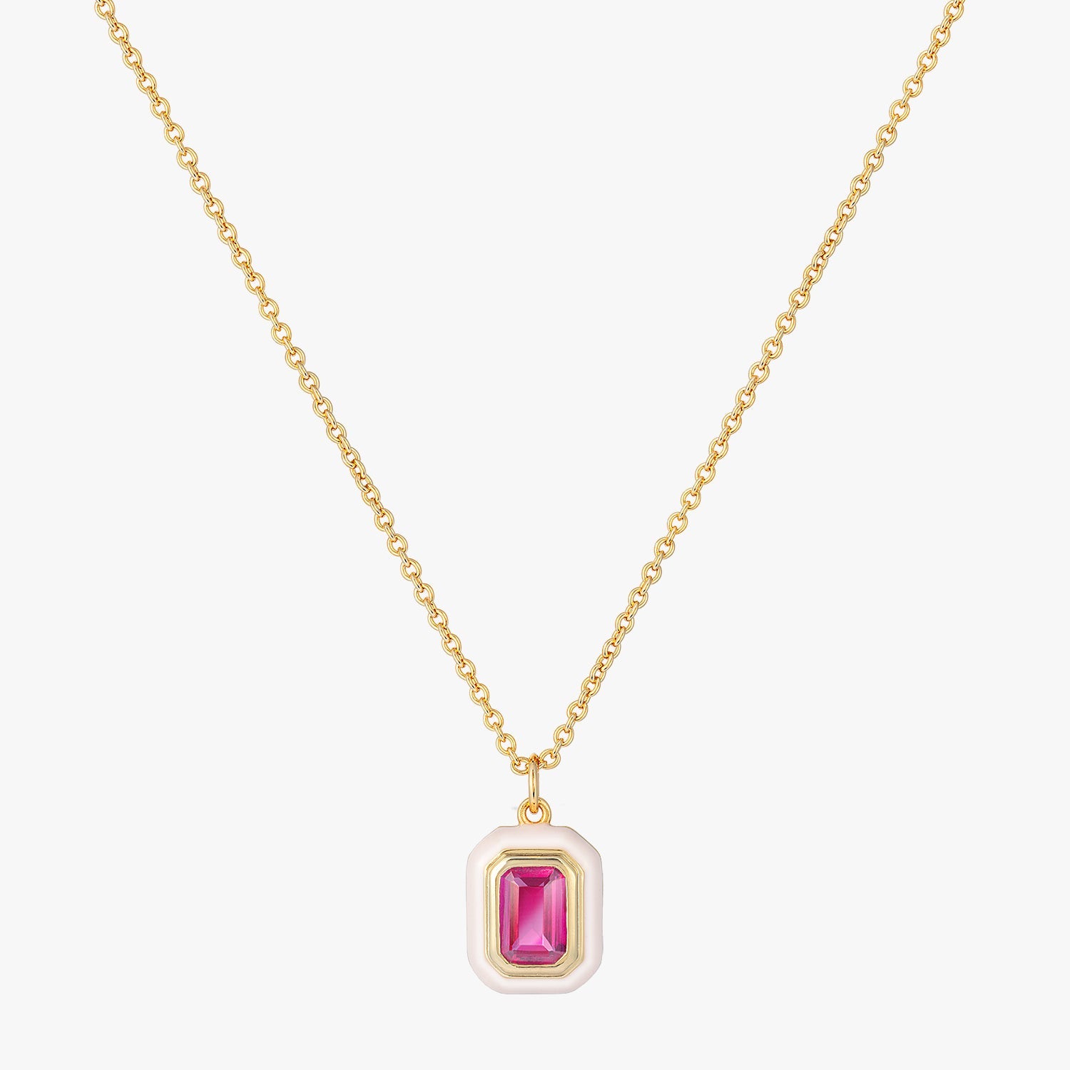 Ruby Bedazzle Necklace