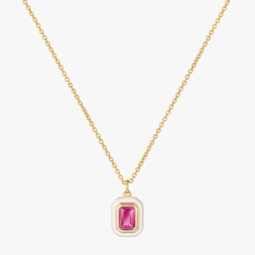 Ruby Bedazzle Necklace