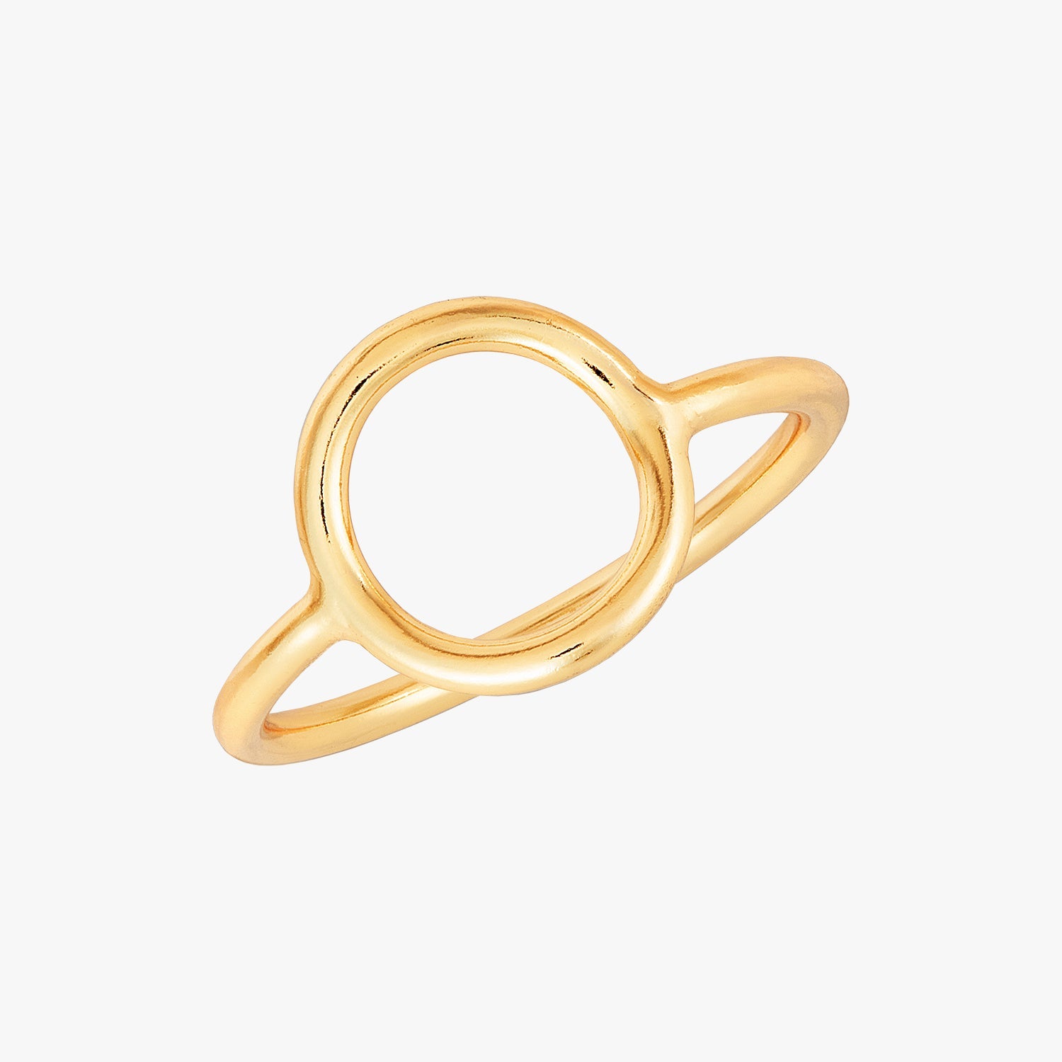 Perfect Open Circle Ring Gold
