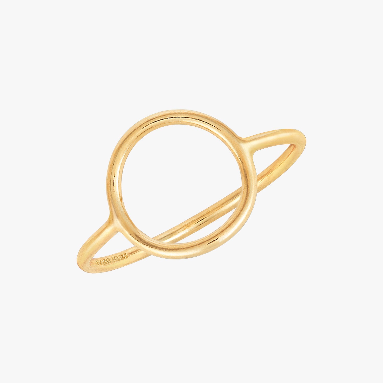 Perfect Circle Ring Gold