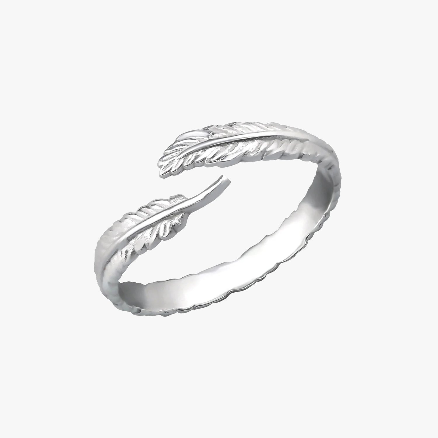 Open Feather Ring