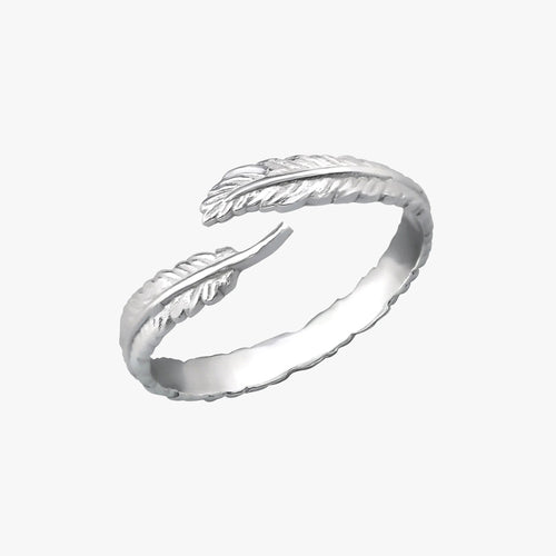 Open Feather Ring