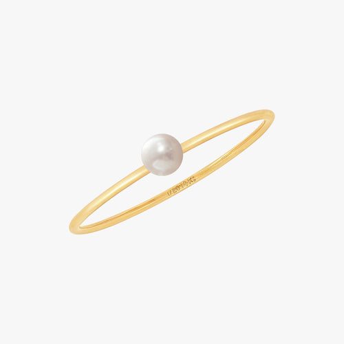 Mini Pearl Ring Gold