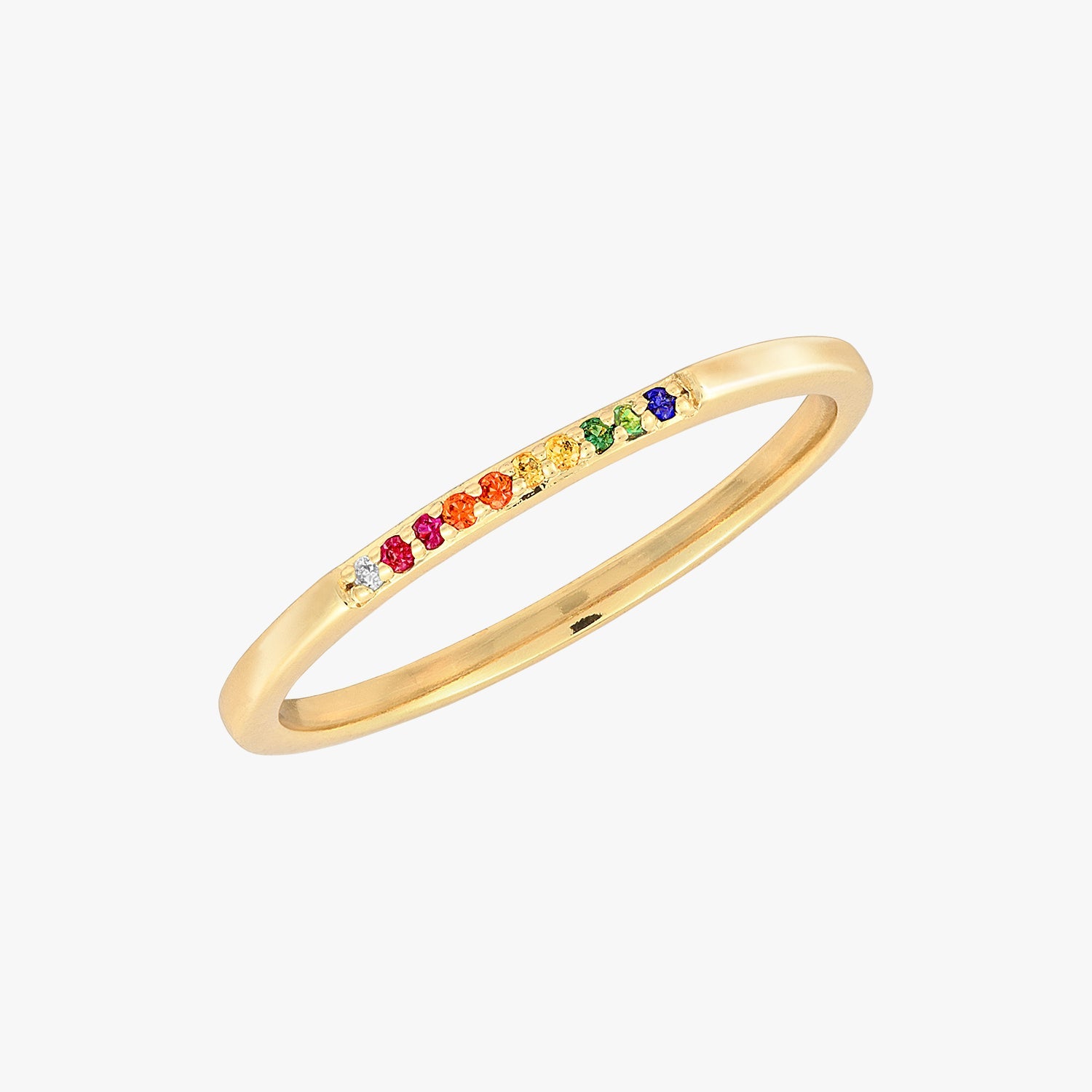 Rainbow Eternity Ring