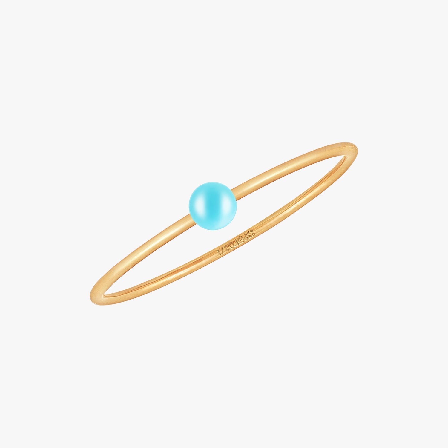 Mini Turquoise Ball Ring