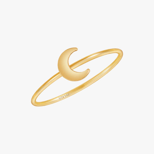 Gold Moon Ring