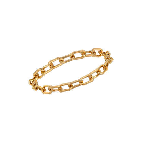 Boyfriend Paperclip Gold Chain Ring