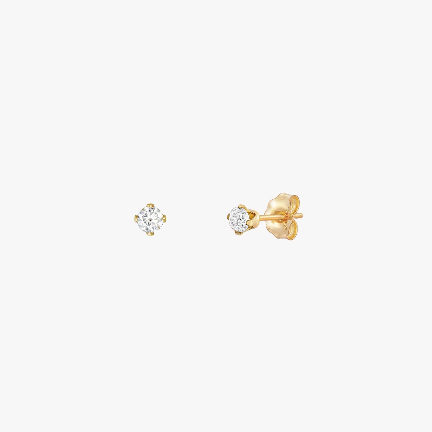 Sparkly Small Birthstones Stud Earrings