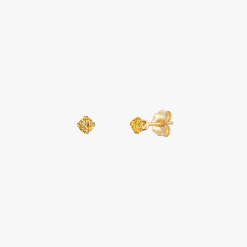 Sparkly Small Birthstones Stud Earrings