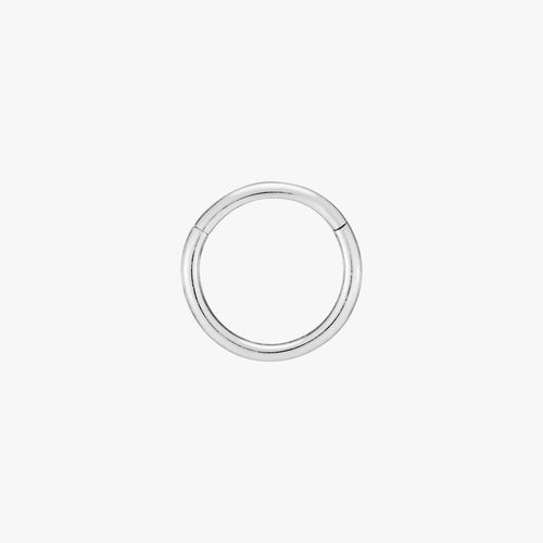 Surgical Steel Hinged Clicker Ring 8mm