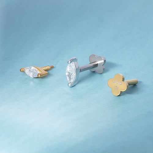 Marquise Internal Threaded Micro Labret