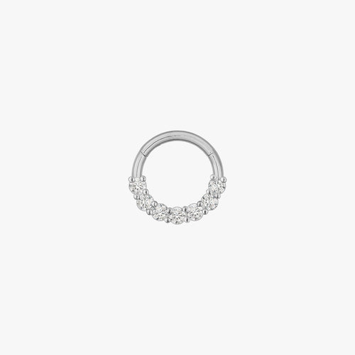 Pavé Hinged Daith Clicker Ring