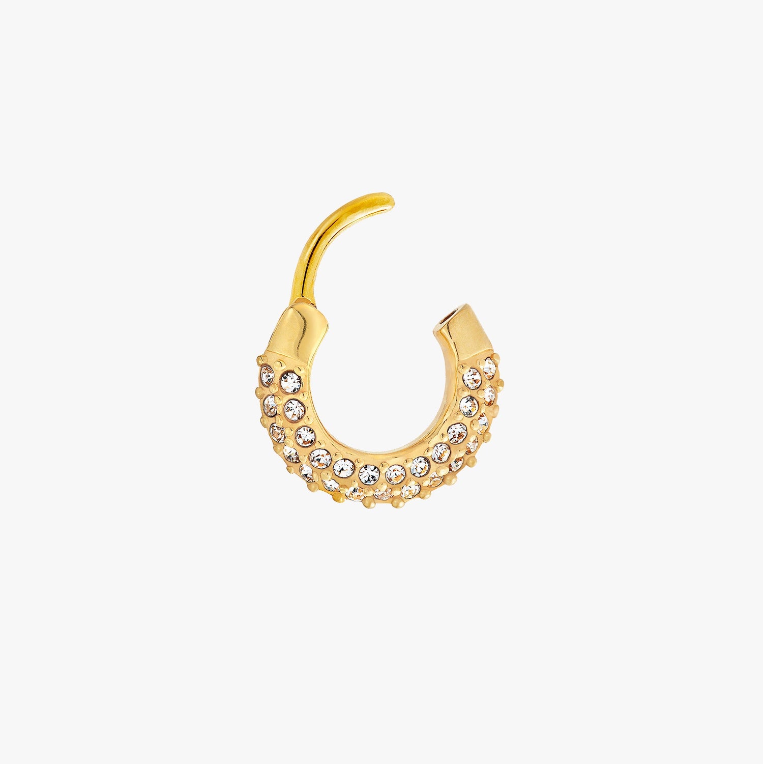 Embellished Hinged Septum Clicker