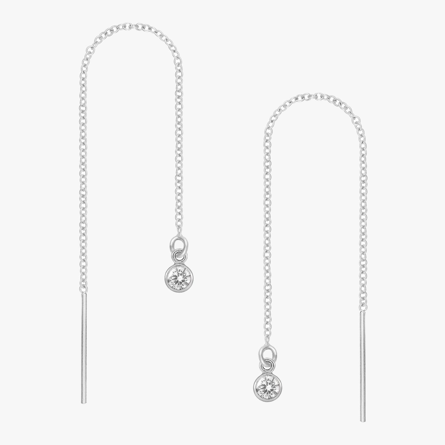 Little Bezel Ear Threader