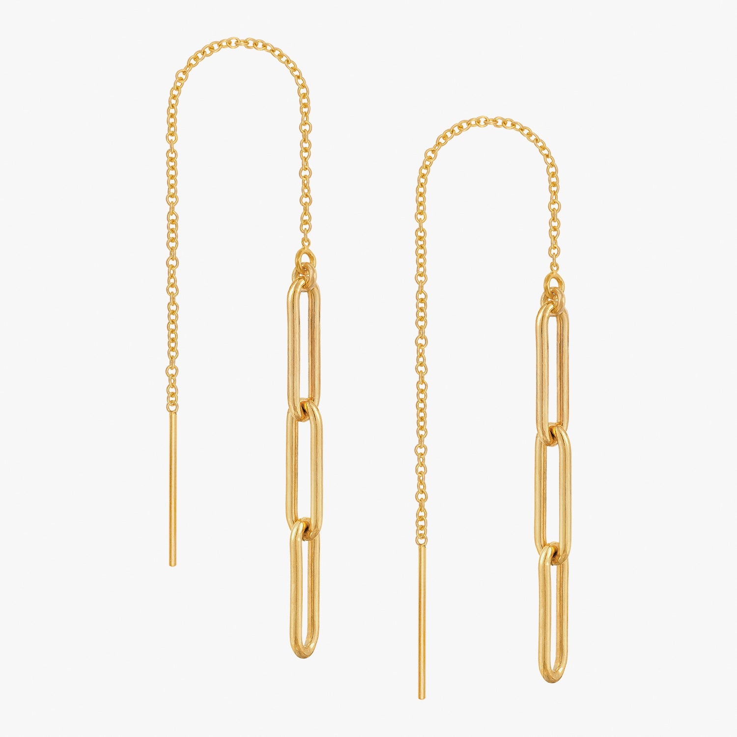 Muse Chain Threader Earrings