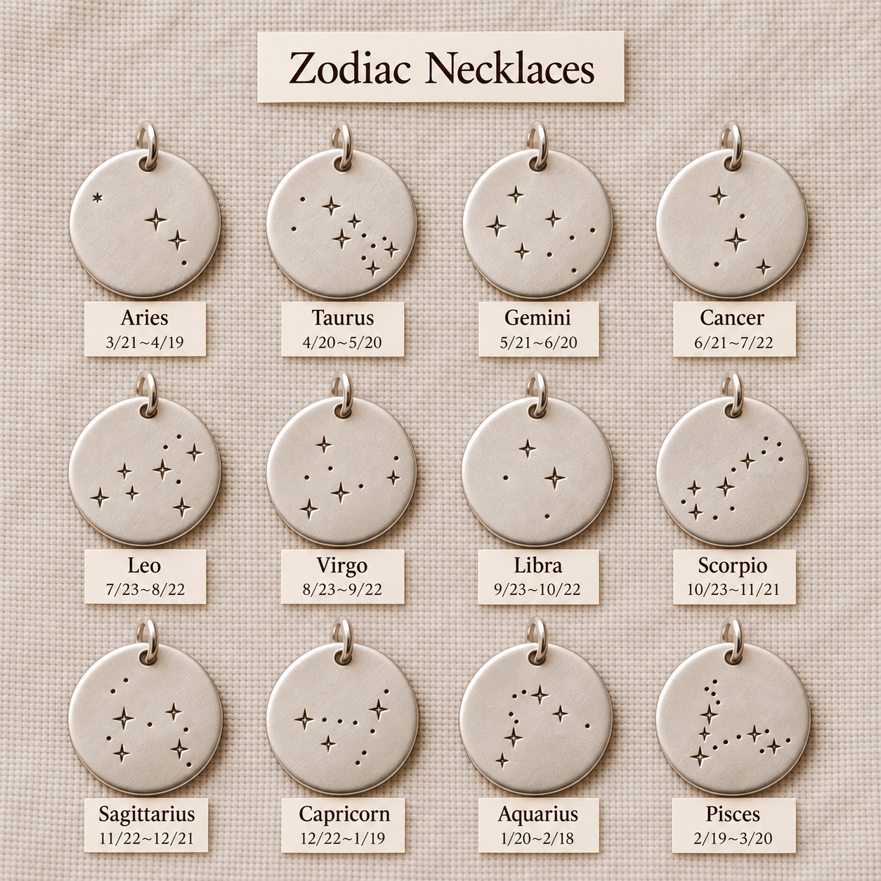 Personalized Zodiac Necklace