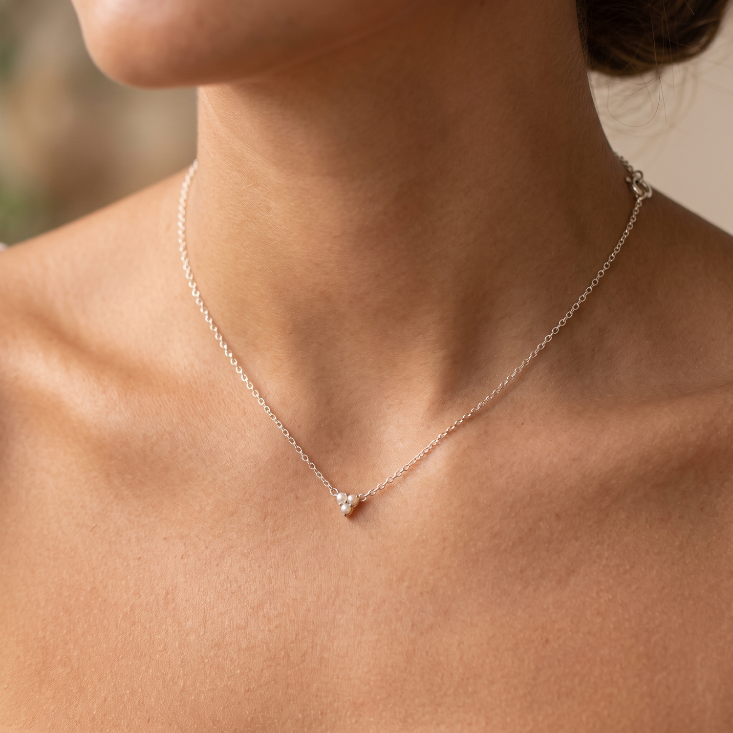 Trinity Pearl Necklace