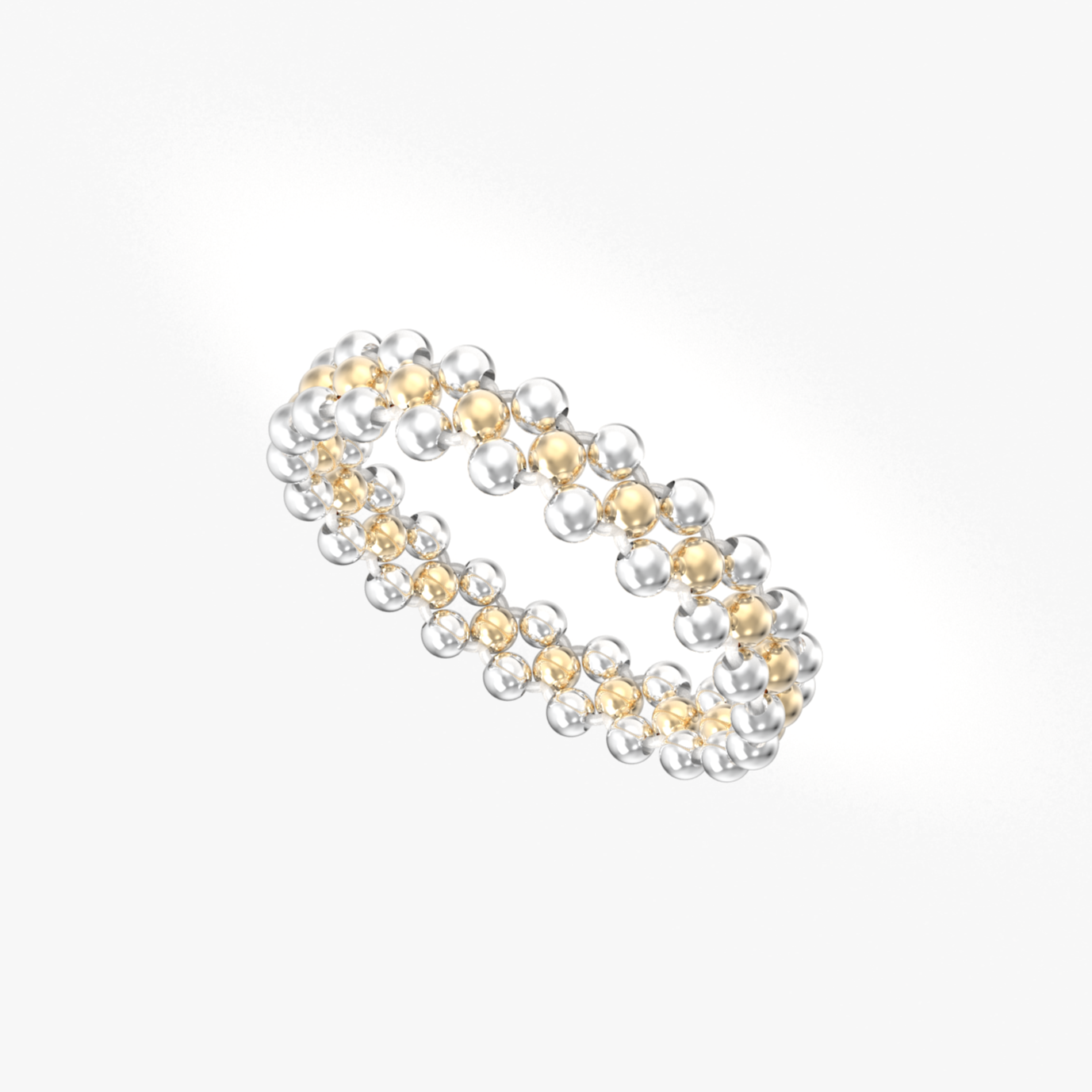 Two Tone Circlet Ring