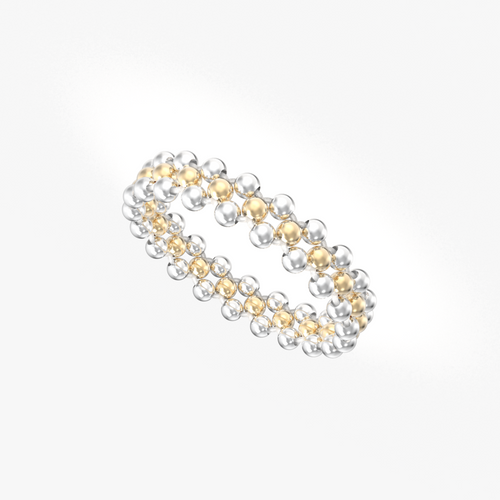 Two Tone Circlet Ring