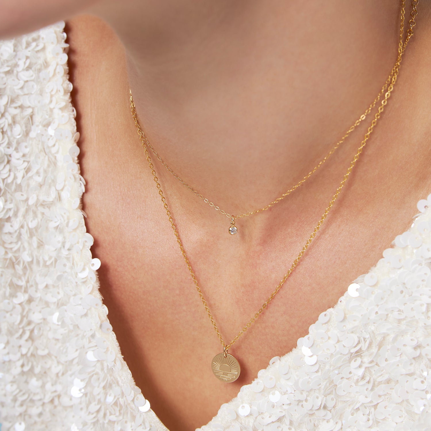 Personalized Sky Radiance Necklace