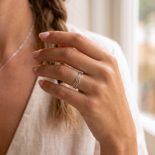 Organic Silver Ring