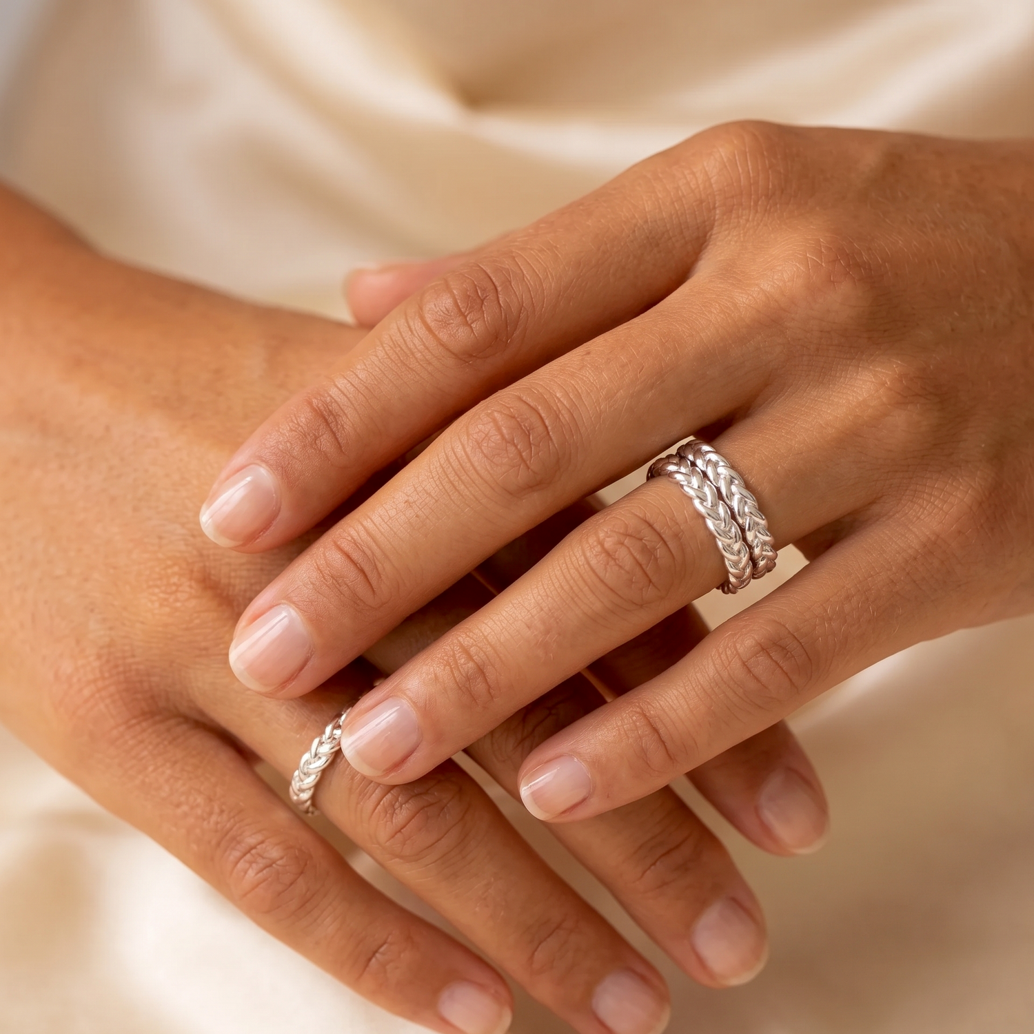 Braided Silver Ring