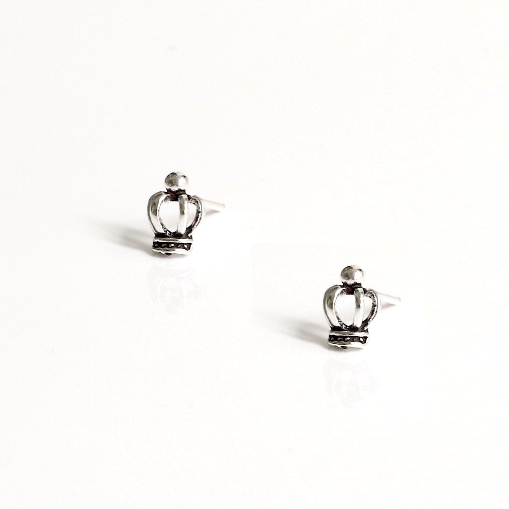 Crown Stud Earrings