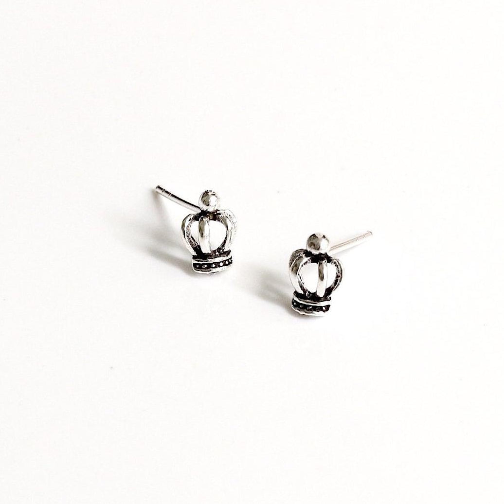 Crown Stud Earrings