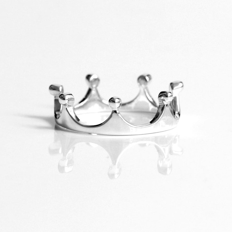 Crown Ring Silver