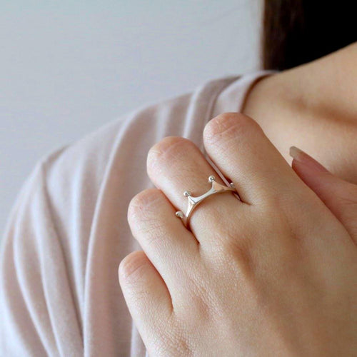 Crown Ring Silver
