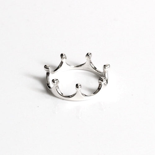Crown Ring Silver