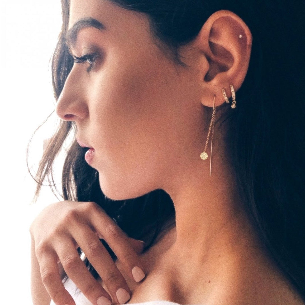 Dazzling Full Circle Ear Threader