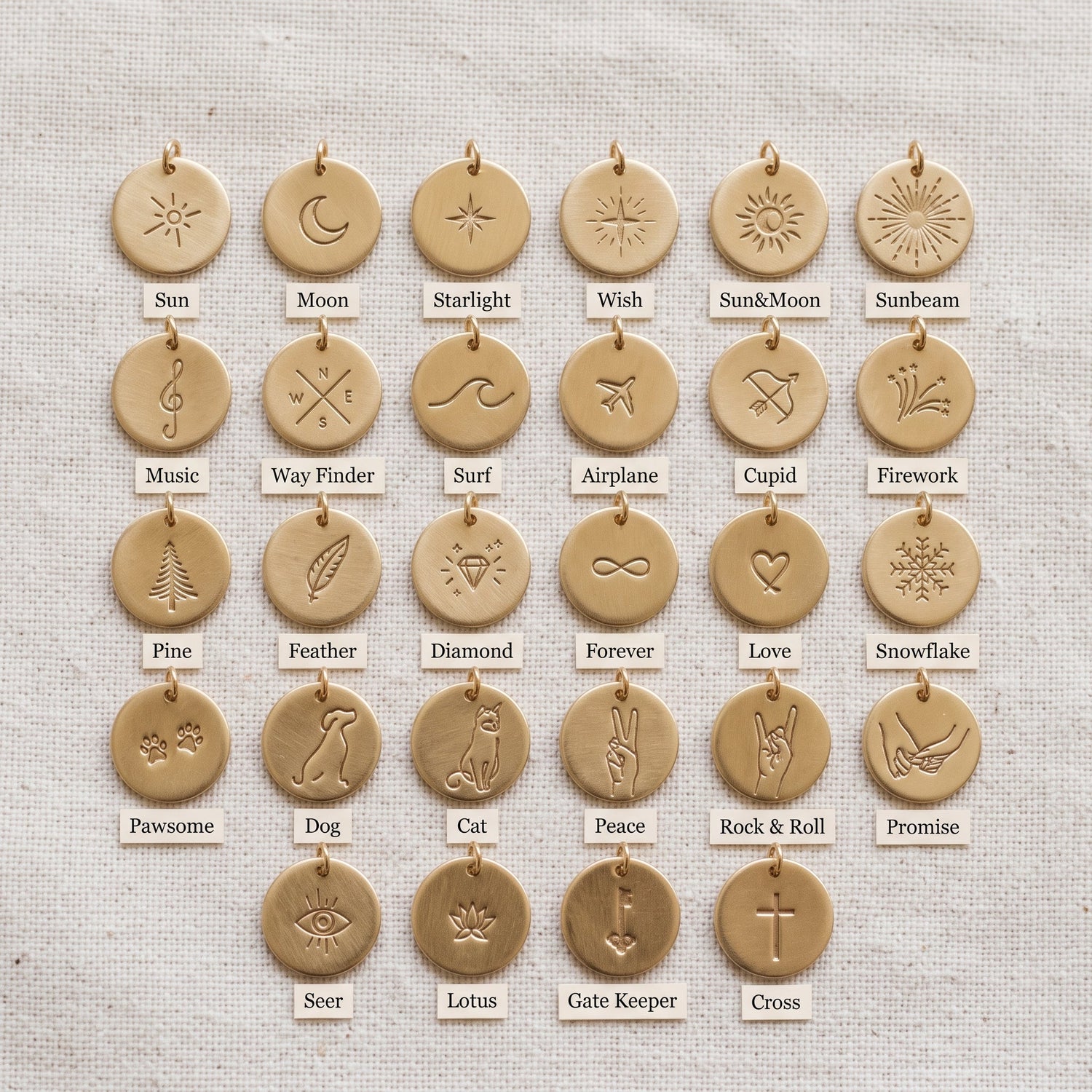 Personalized Mini Icon Necklace