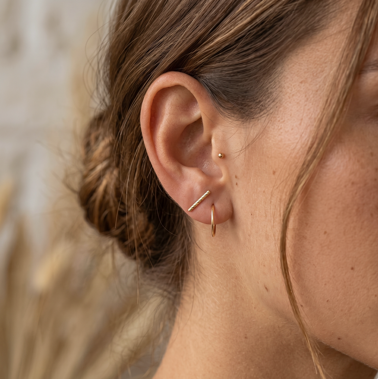 Little Sleeper Hoop Earrings