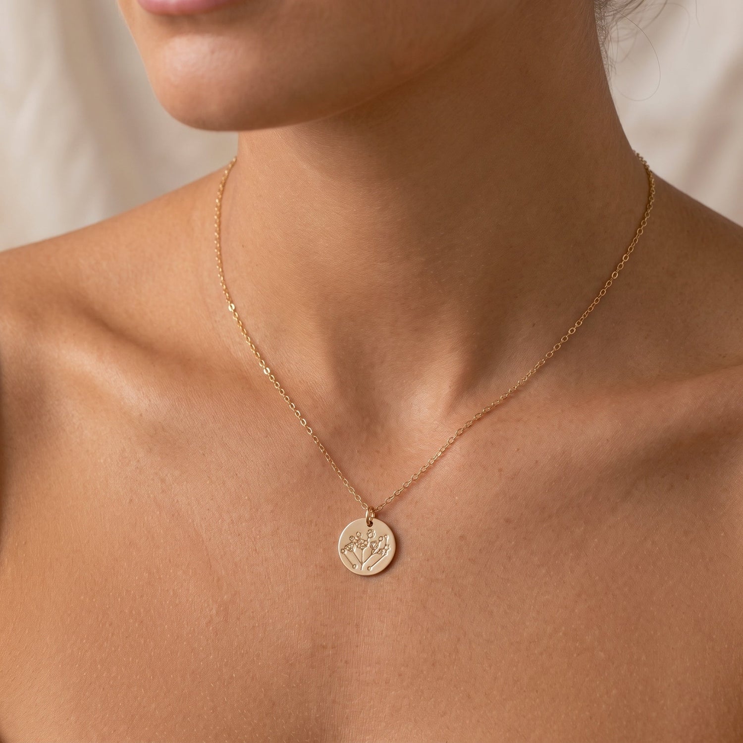 Personalized Stardust Bloom Necklace