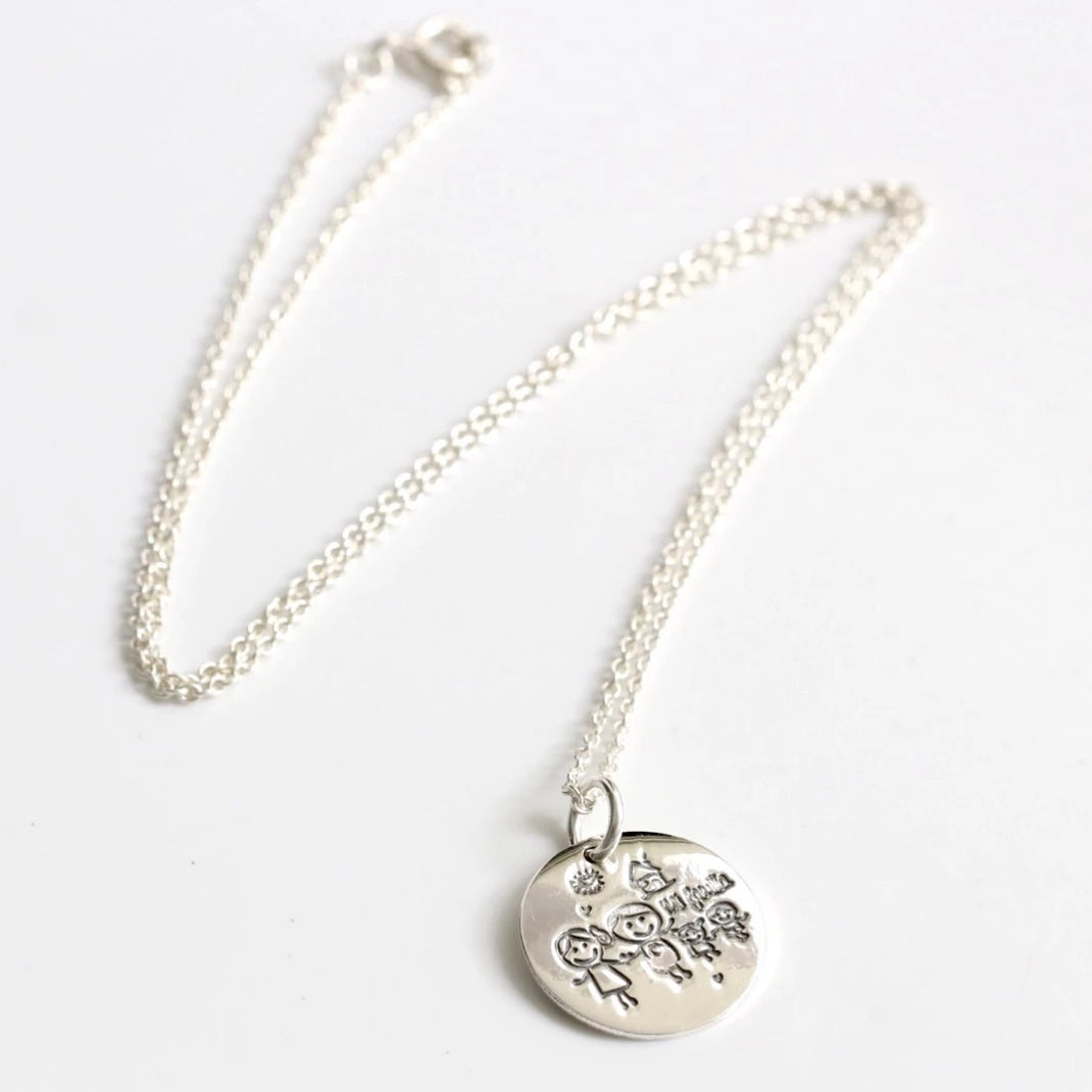 Family Disc Necklace