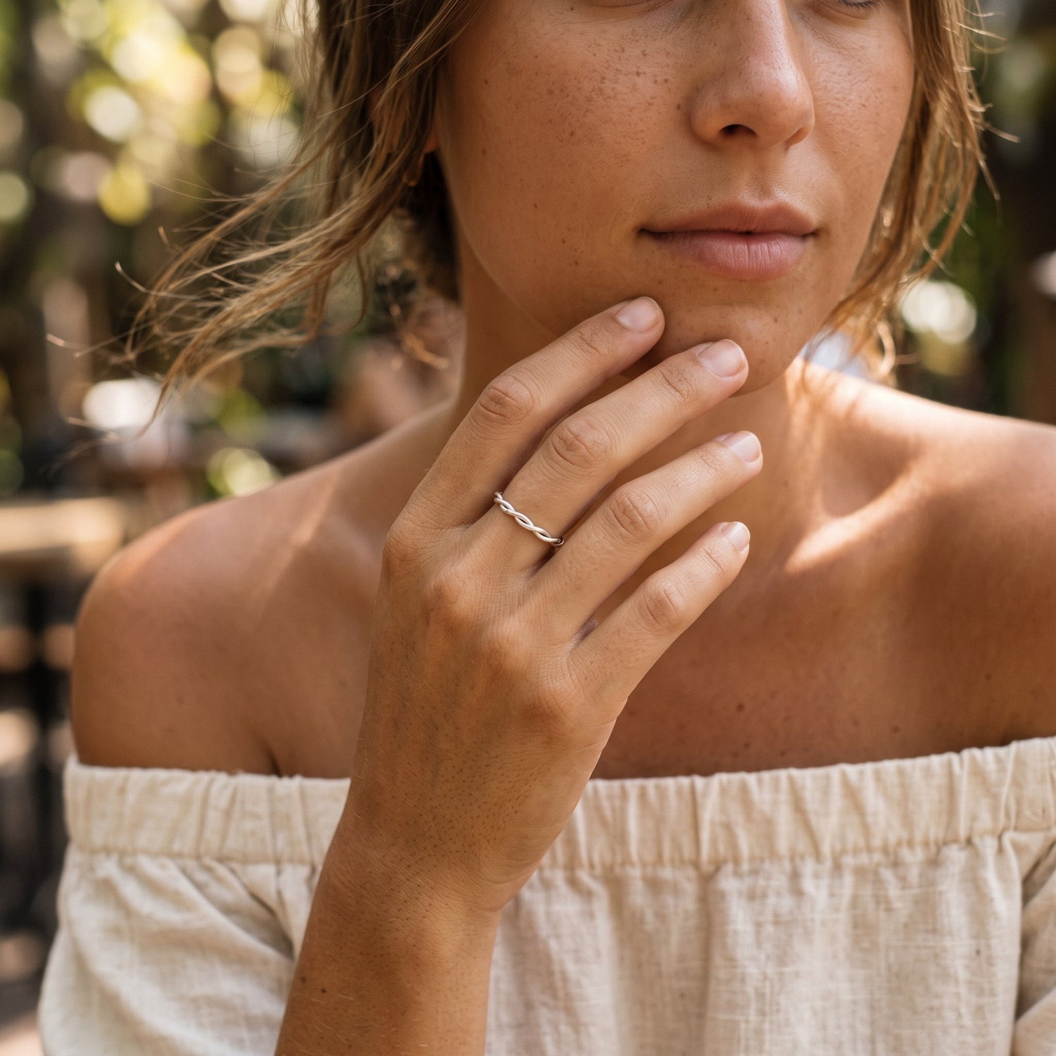 Weave Ring Silver