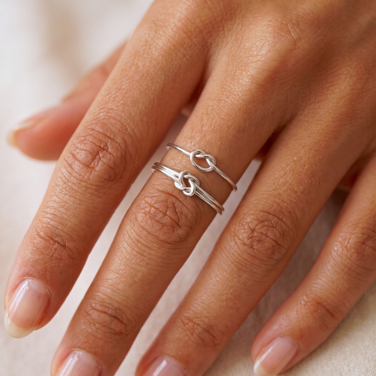 Love Knot Ring Silver
