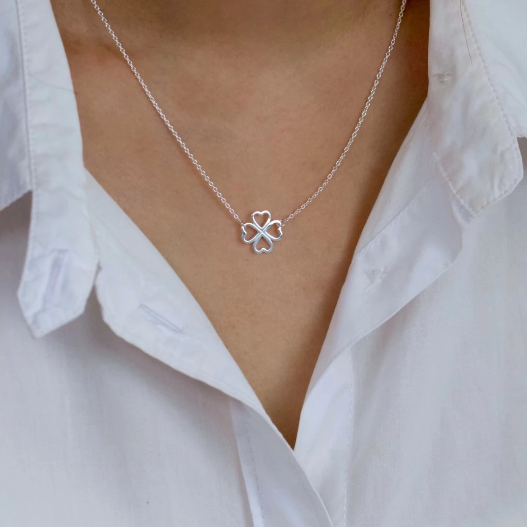 Clover Heart Necklace